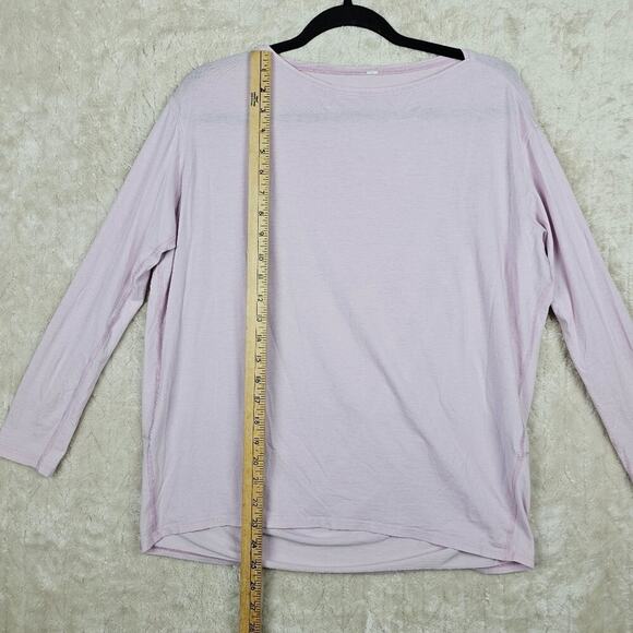 Lululemon Back In Action Shirt 8 Pink Lightweight Athleisure Relaxed Breathable - Picture 2 of 4